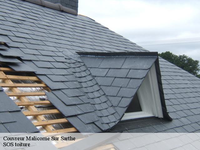 Couvreur malicorne-sur-sarthe-72270 SOS toiture