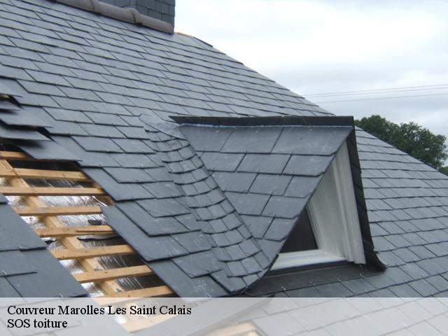 Couvreur  marolles-les-saint-calais-72120 SOS toiture