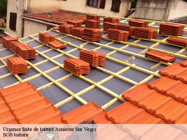 Urgence fuite de toiture  asnieres-sur-vegre-72430 SOS toiture
