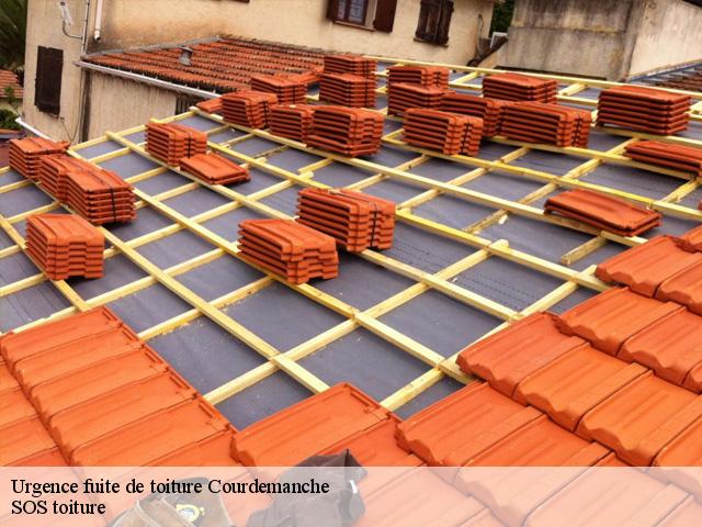 Urgence fuite de toiture  courdemanche-72150 SOS toiture