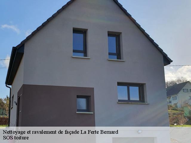 Nettoyage et ravalement de façade  la-ferte-bernard-72400 SOS toiture