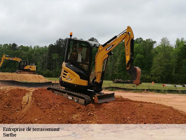 Entreprise de terrassement Sarthe 